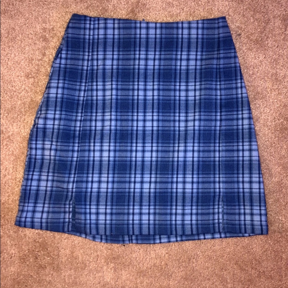 rare brandy melville plaid skirt